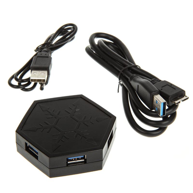 SilverStone EP01 - Hub - 4 x SuperSpeed USB3.0 - Desktop (SST-EP01B)