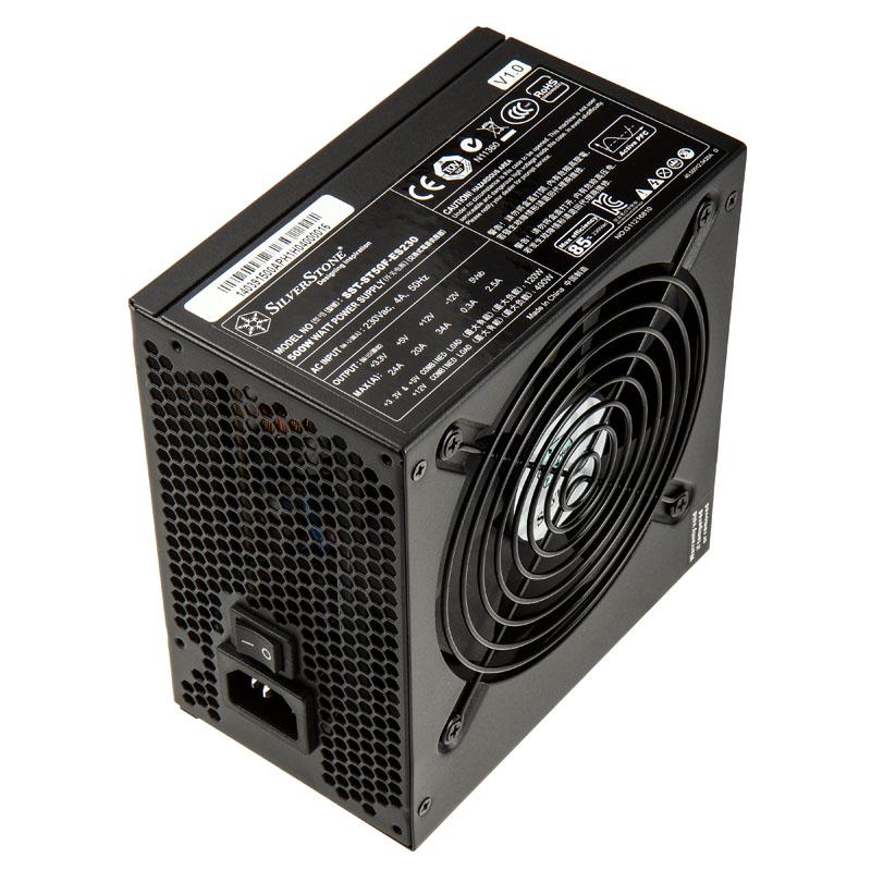 Silverstone Strider Essential Series ST50F -es230 - Alimentatore (interno) - ATX12V - 80 Plus - AC 230 V - 500 WATT - PFC attiv