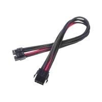 Silverstone PP07-EPS8BR 0,3 m (Silverstone EPS 8-pin to EPS / ATX 4 +4 pin cable 30 cm - Black / Red)