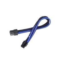Silverstone PP07-IDE6BA 025 m (Silverstone 6-pin PCIe to 6-pin PCIe Cable 25 cm - Black / Blue)