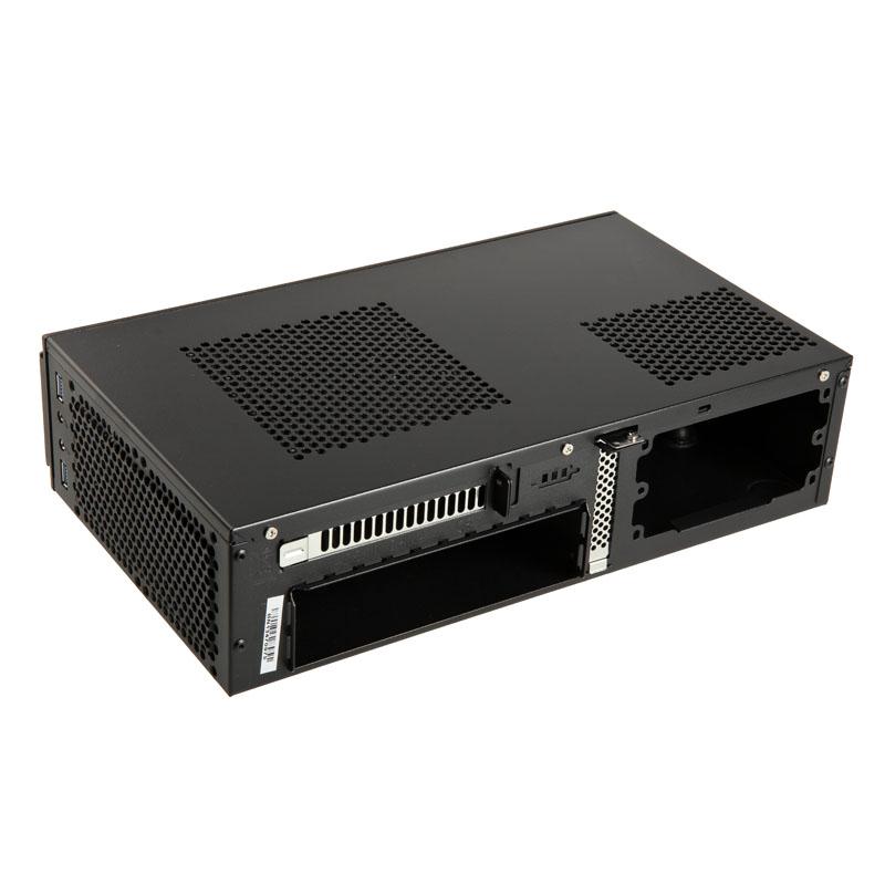 Silverstone Milo ML06 - Desktop Slimline - Mini -itx - senza alimentazione (SFX12V) - Black - USB/Audio (SST -ML06B USB 3.0)