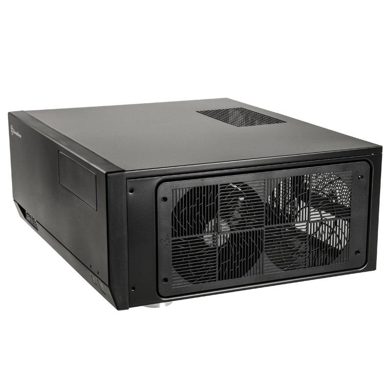 SilverStone Grandia GD09 - Desktop - SSI CEB - senza alimentatore (ATX / PS/2) - Nero - USB/Audio (SST-GD09B)