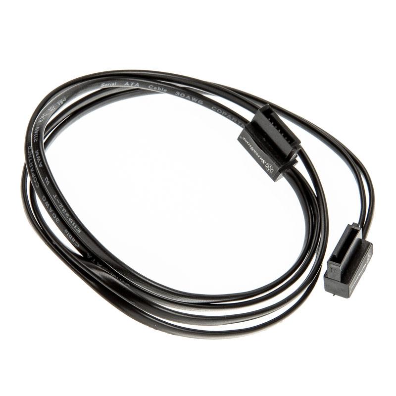 SilverStone Seriel ATA-kabel Sort 50cm