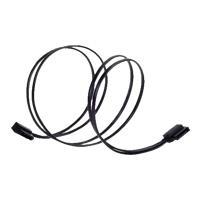 SilverStone Seriel ATA-kabel Sort 50cm