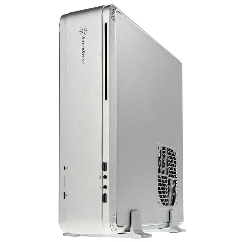 Silverstone Fortress FTZ01 Desktop Argento (Silverstone SST-FTZ01S Fortress Mini-ITX- Silver [SST-FTZ01S])