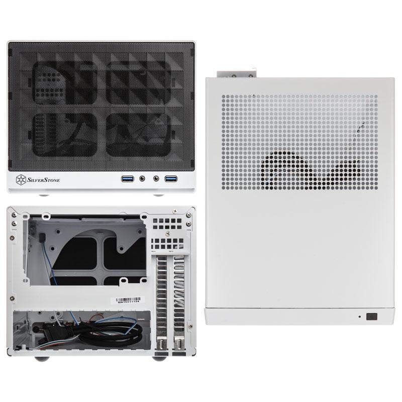 Silverstone SG13 Mini Tower Nero, Bianco (Silverstone Sugo SG13WB Mini-ITX Chassis - Black/White [SST-SG13WB])