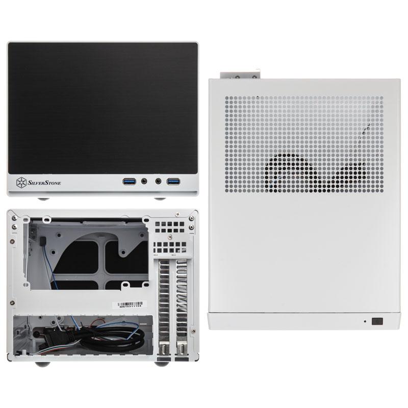 Custodia per PC SST-SG13WB-Q bianco nero
