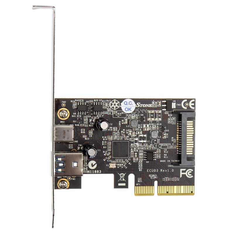 SilverStone ECU03 USB-adapter PCI Express 2.0 x2 10Gbps