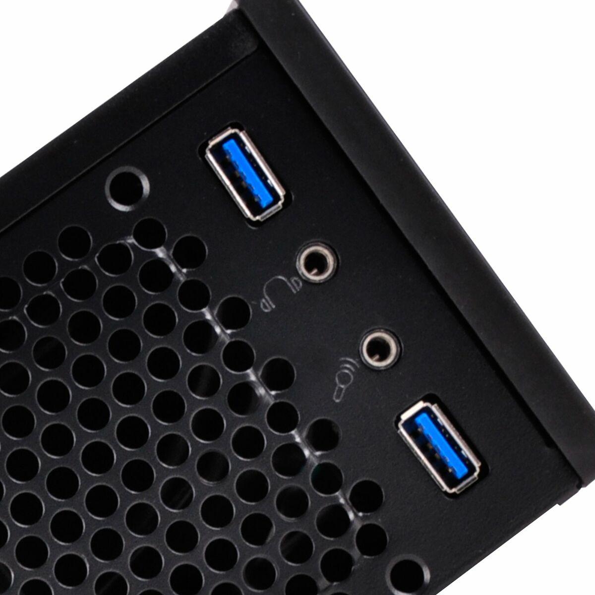 Silverstone SST-ML09B computer case HTPC Nero (Silverstone SST-ML09B Milo Mini-ITX Case - Black)