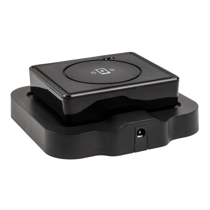 SilverStone QIB052-D - Caricabatterie wireless alimentatore AC Power bank - 5200 mAh - 21 A (USB) - sul cavo Micro-USB - Nero