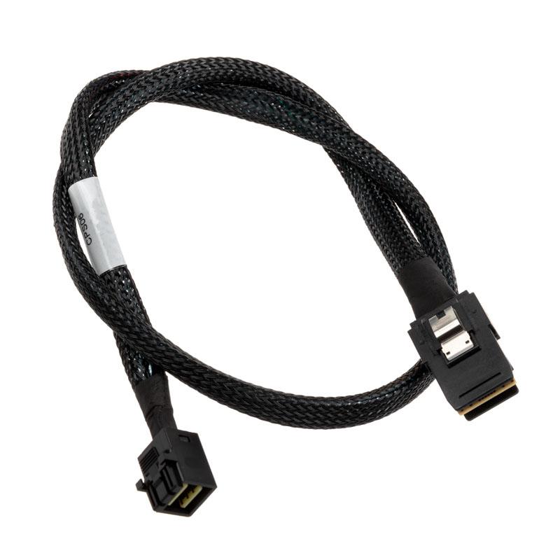 Cavo adattatore mini-SAS SST-CPS06 SFF 8643 e gt SFF-8087 nero 60 cm