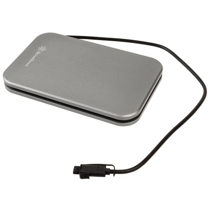 SILStonestone Mammoth Series MMS02 - Memory Housing - 2,5 "(6,4 cm) - SATA 6GB/S - 6 Gbit/S - USB 3.1 (Gen 2) - Colore carbone