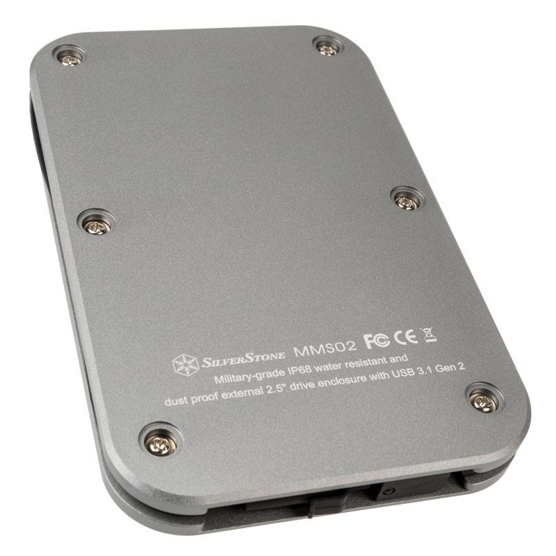 SILStonestone Mammoth Series MMS02 - Memory Housing - 2,5 "(6,4 cm) - SATA 6GB/S - 6 Gbit/S - USB 3.1 (Gen 2) - Colore carbone