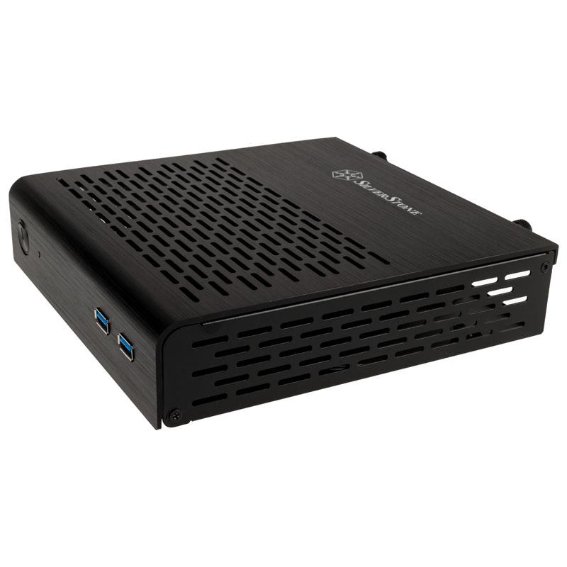 Custodia SST-PT13B-USB3.0 Petit Thin Mini-ITX - nera