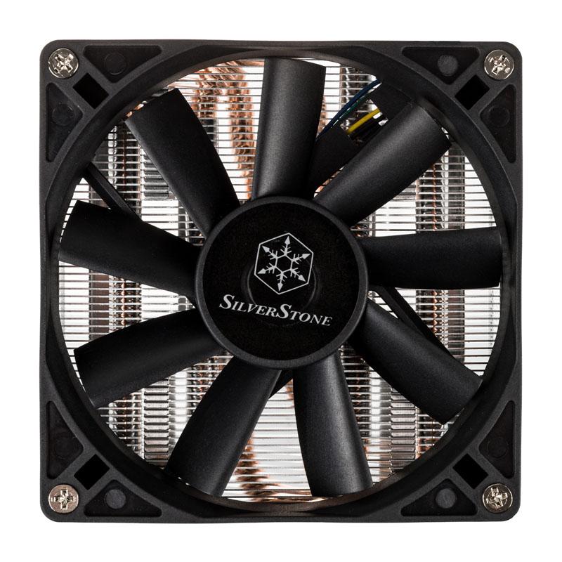 Silverstone AR11 Processore Refrigeratore 9,2 cm Alluminio, Nero (SilverStone Argon Series AR11 - proces)