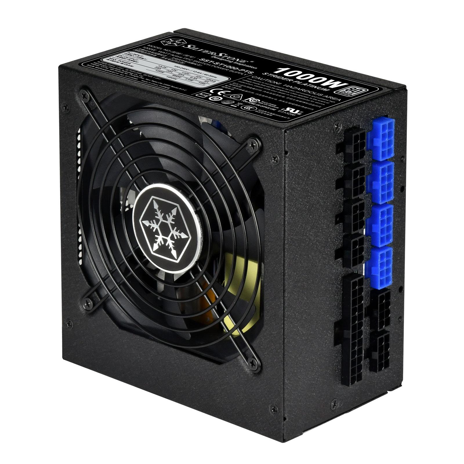 SST-ST1000-PTS Strider Platinum Serie 80 PLUS Platinum, modulare - 1000 Watt
