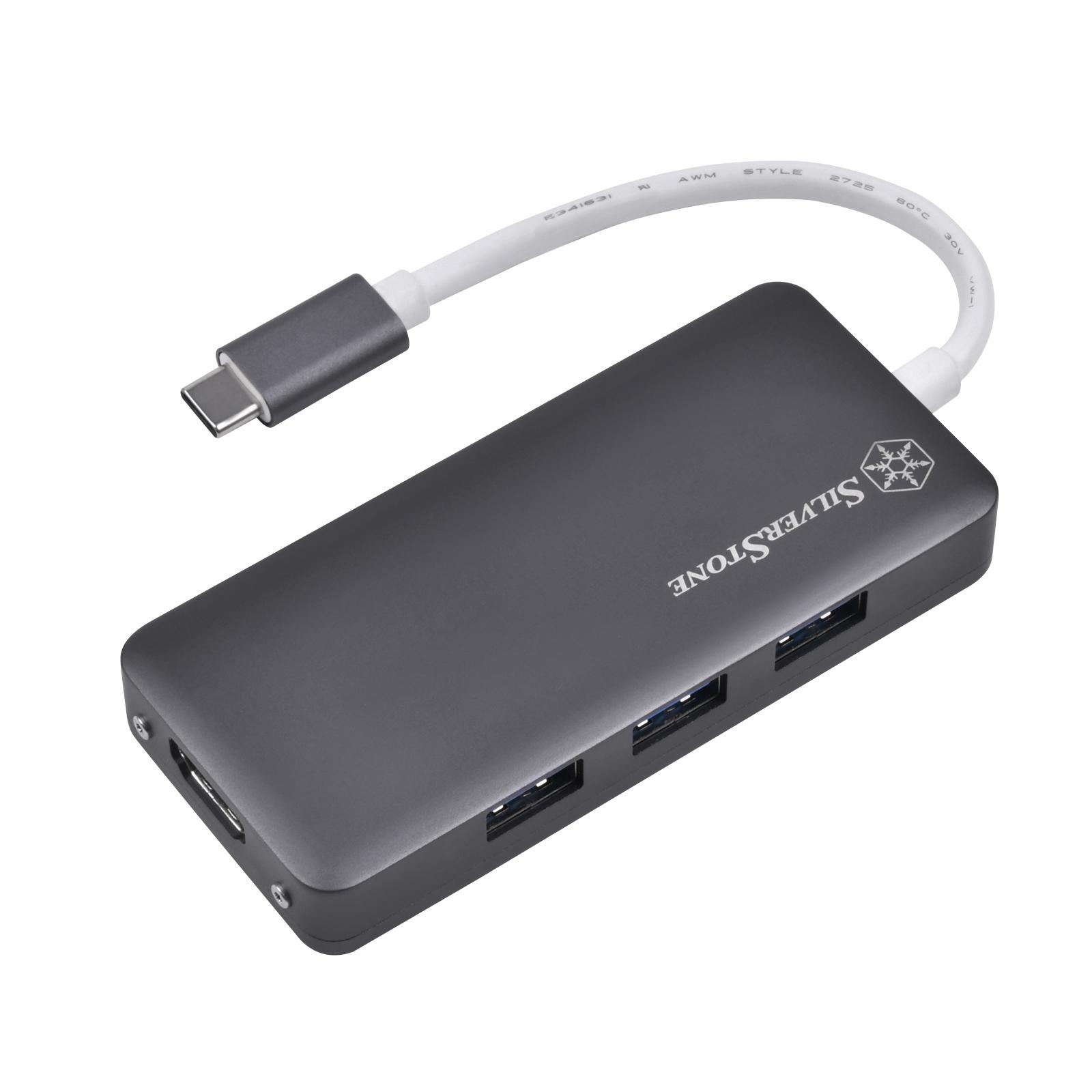 Silverstone SST-EP14C-USB 3.1 Type-C Gen1 su HDMI, 3x USB 3.1 Gen 1 Type-A, 1x USB 3.1 Gen 1 Type-C (PD 2.0 Carging) (SST-EP14C)