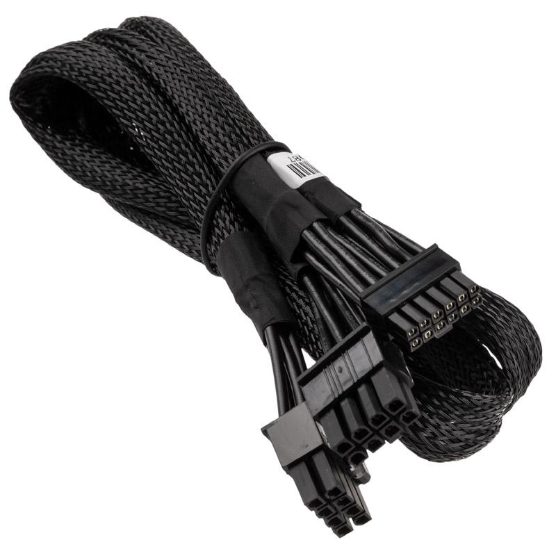 Cavo di alimentazione SST-PP12-EPS nero 55 cm