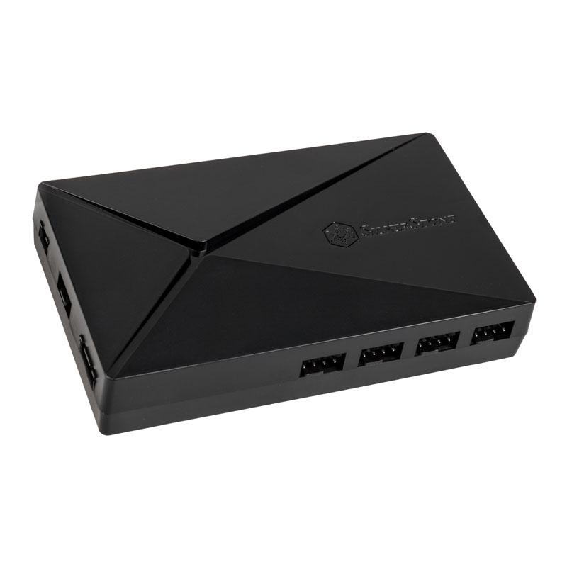 Silverstone SST-LSB02-E controllore di illuminazione a LED Nero (Silverstone SST-LSB02-E - ARGB LED Hub Controller - Black)