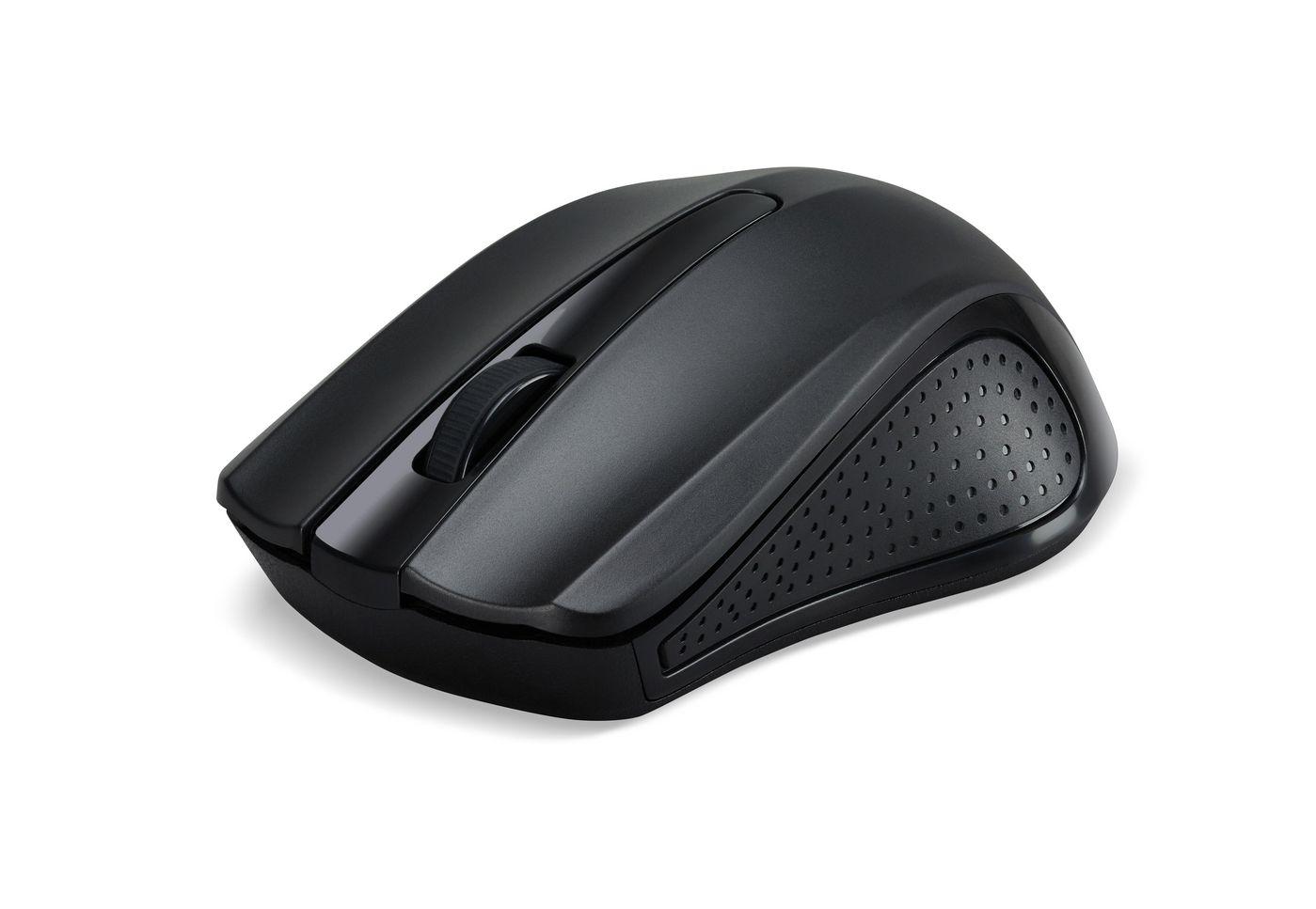 Acer NP.MCE11.00T mouse Ambidestro RF Wireless Ottico 1600 DPI (2.4G WIRELESS OPTICAL MOUSE BLK)