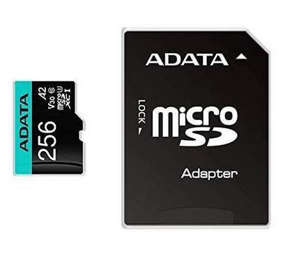 ADATA Premier Pro 256 GB MicroSDXC UHS-I Classe 10 (Premier Pro memory card 256 - GB MicroSDXC UHS-I Class 10 - Premier Pro, 25