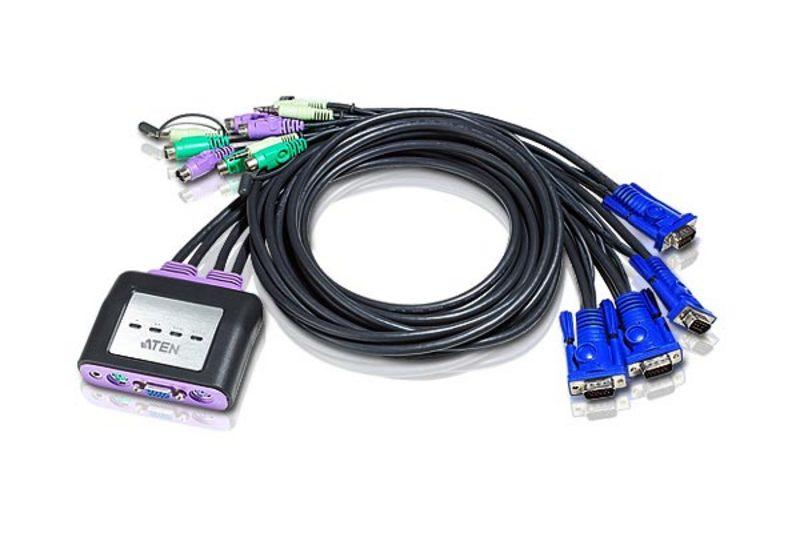 ATEN CS64A switch per keyboard-video-mouse (kvm) Nero