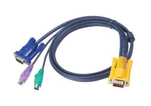 ATEN 4ft PS/2 cavo per tastiera, video e mouse Nero 1,2 m