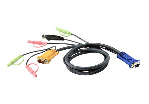 ATEN 2L5301U cavo per tastiera, video e mouse Nero 1,2 m