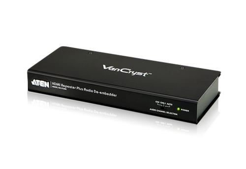 ATEN Ripetitore HDMI piÃƒÂ¹ scorporatore audio