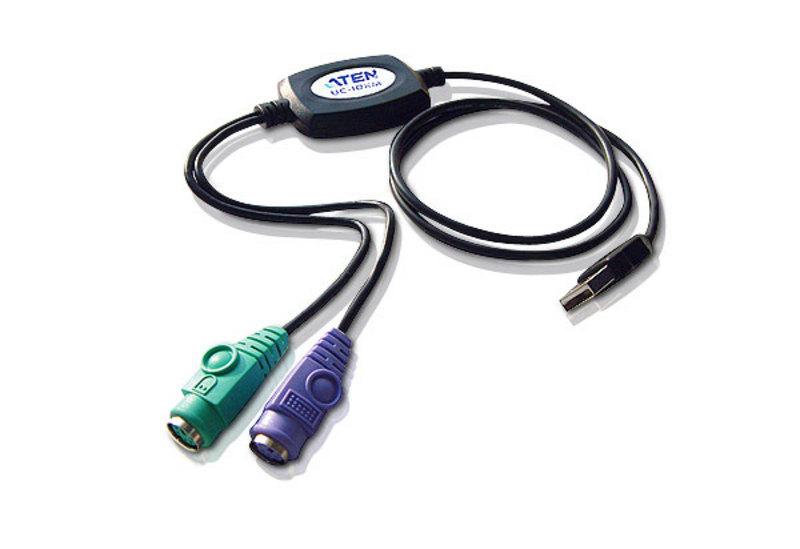 ATEN TWO PS/2 Devices (Keyboard & Mouse) To USB Interface Converter