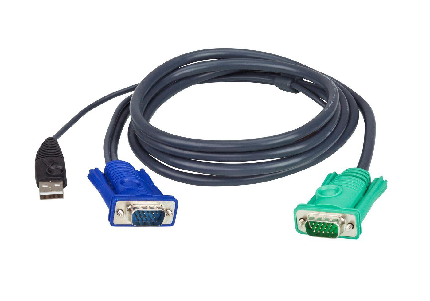 Typ KVM-Kabel Monitor VGA Tastatur/Maus USB Audio N/A Kompatibilitt CE700A CL3000 CL5708 CL5716 CL5800 CL5808 CL5816 CN8000