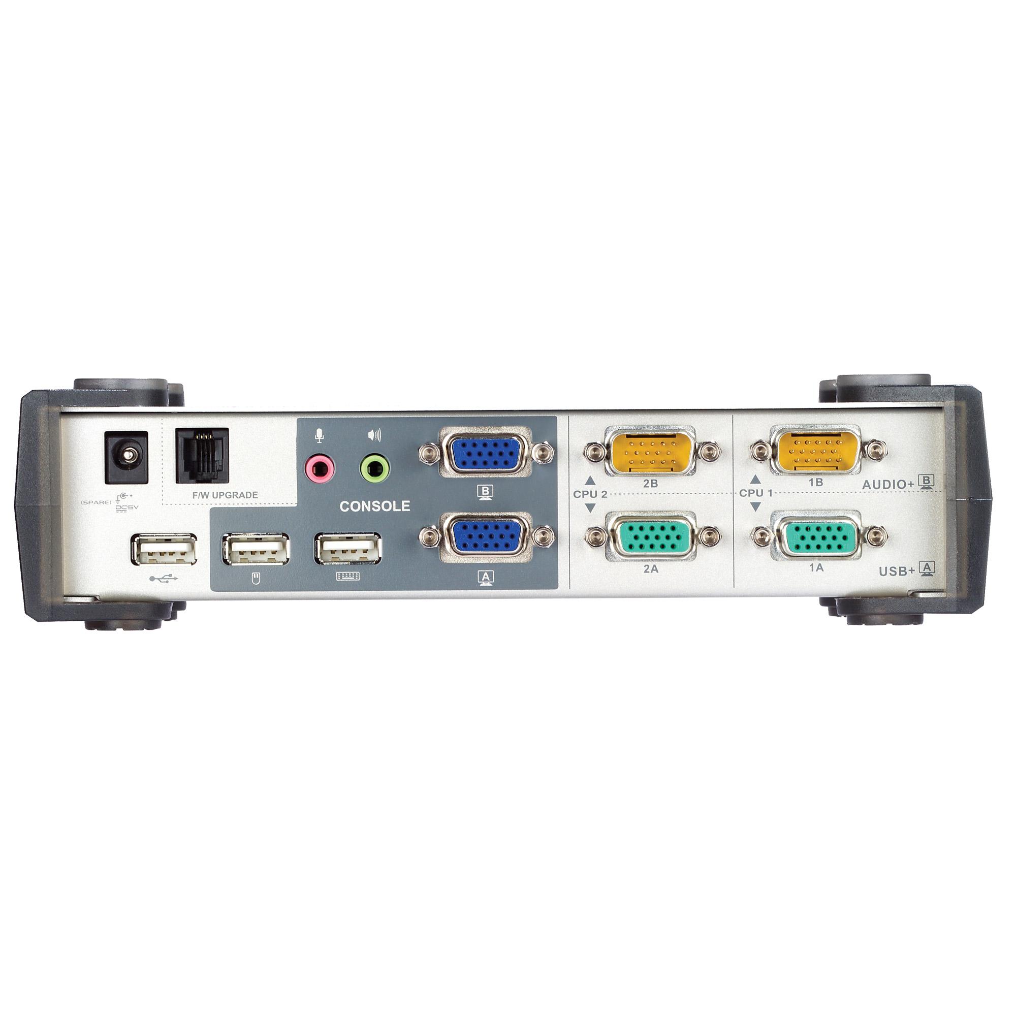 ATEN 2 port USB KVMP Dual VGA / 2.1 Audio