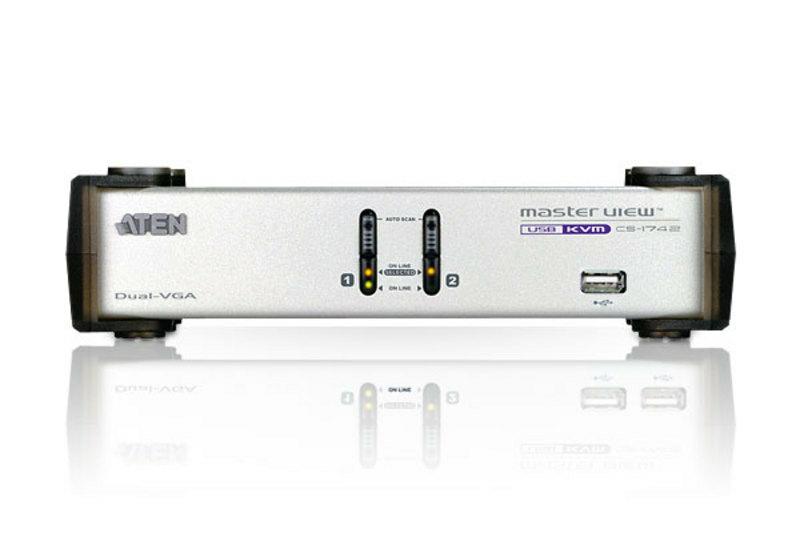 ATEN 2 port USB KVMP Dual VGA / 2.1 Audio
