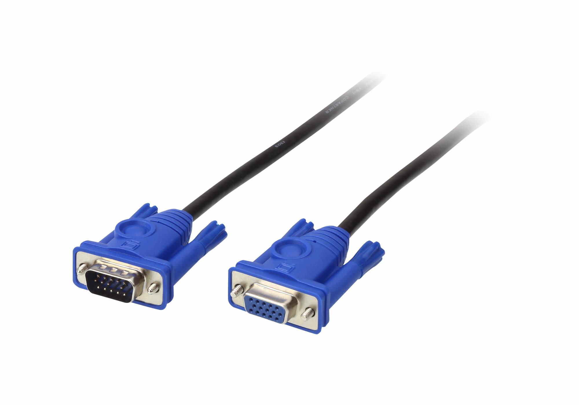 Aten cavo monitor VGA maschio-femmina, 1,8 metri- PROMO FINO AD ESAURIMENTO SCORTE