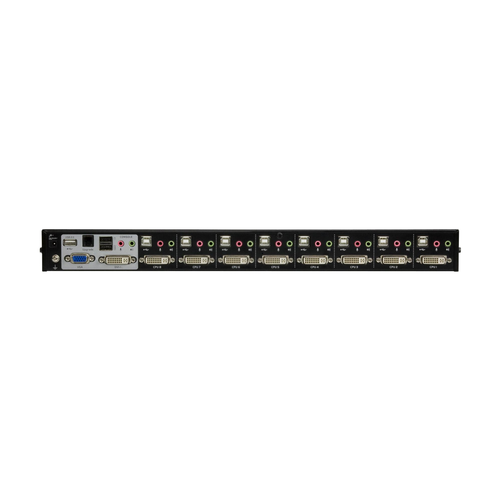 ATEN 8 port USB DVI-I KVM + Audio , VDS , OSD (Supports DVI Digital & DVI Analog single link)- PROMO FINO AD ESAURIMENTO SCORTE