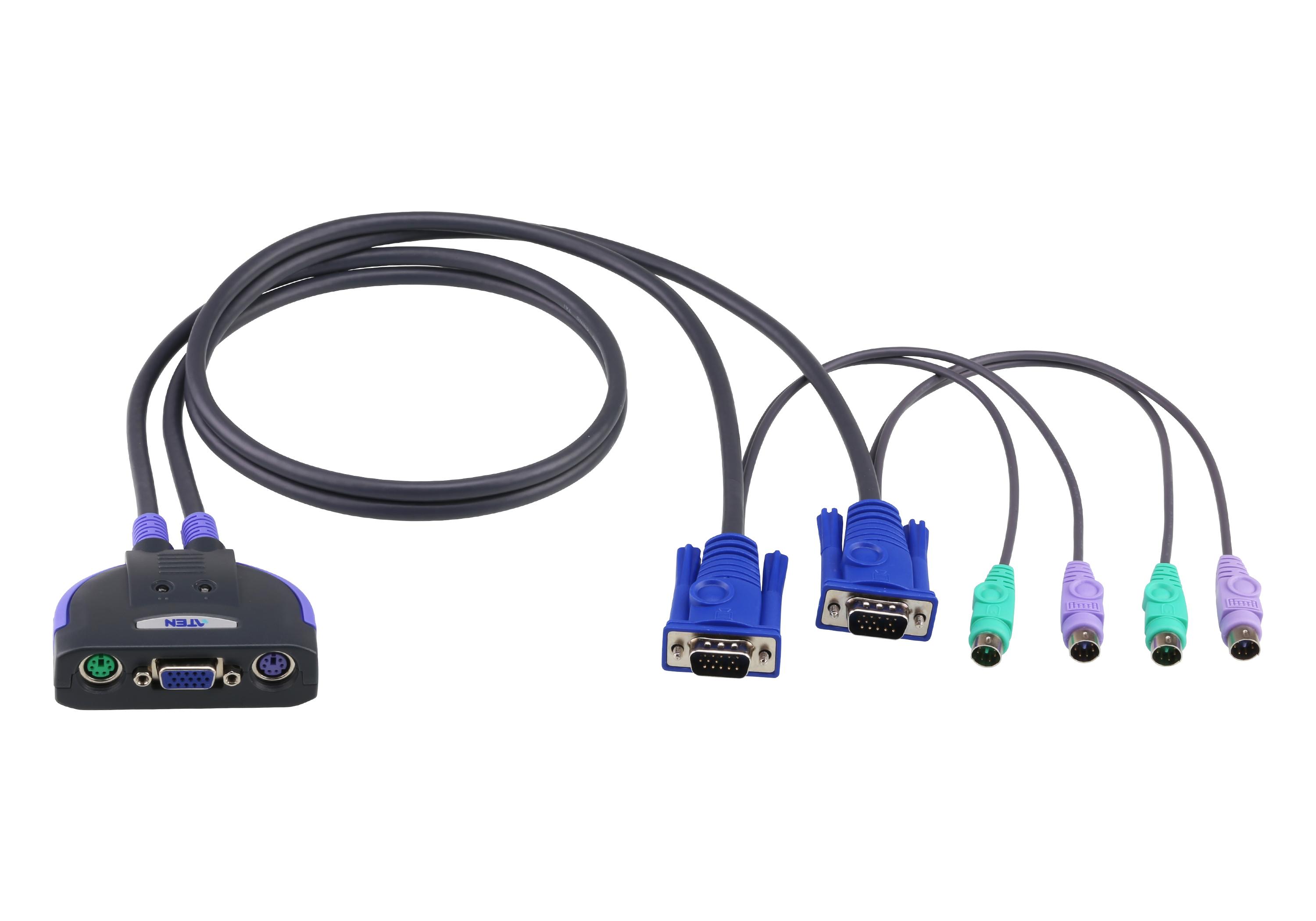 ATEN 2 Port PS2 KVM