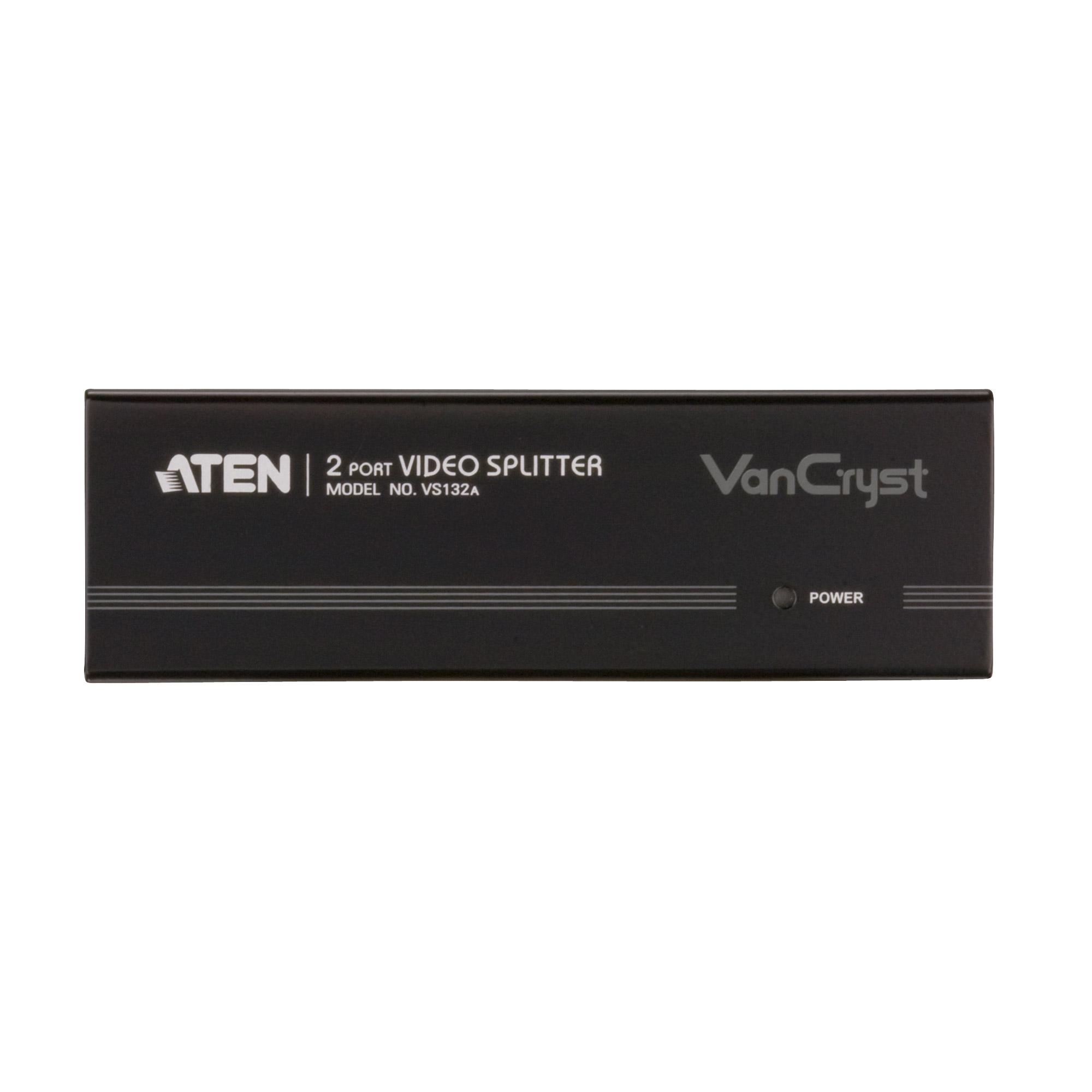 ATEN 2 Ports Desktop Video Splitter, Bandwidth: 450MHZ