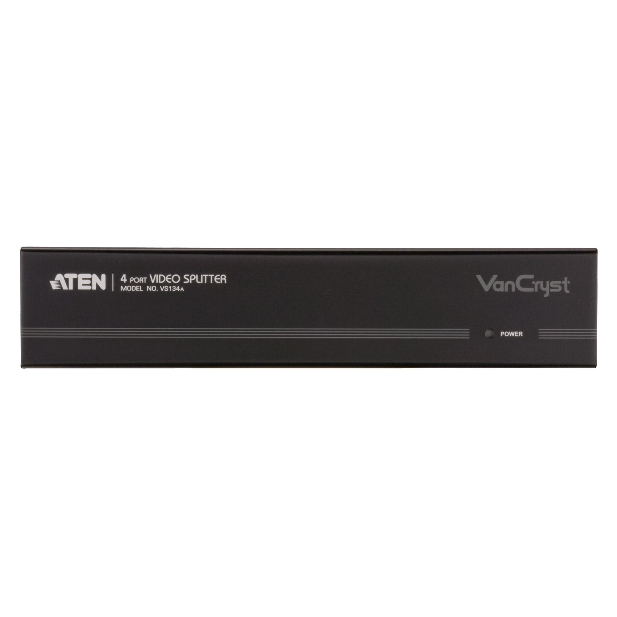 ATEN 4 Ports Desktop Video Splitter, Bandwidth: 450MHZ