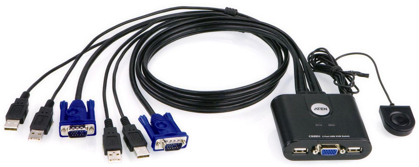 Ã¢â‚¬Â¢ Typ: Kabel-Switch Ã¢â‚¬Â¢ Ports: 2 Ã¢â‚¬Â¢ Monitor: VGA Ã¢â‚¬Â¢ Tastatur/Maus: USB Ã¢
