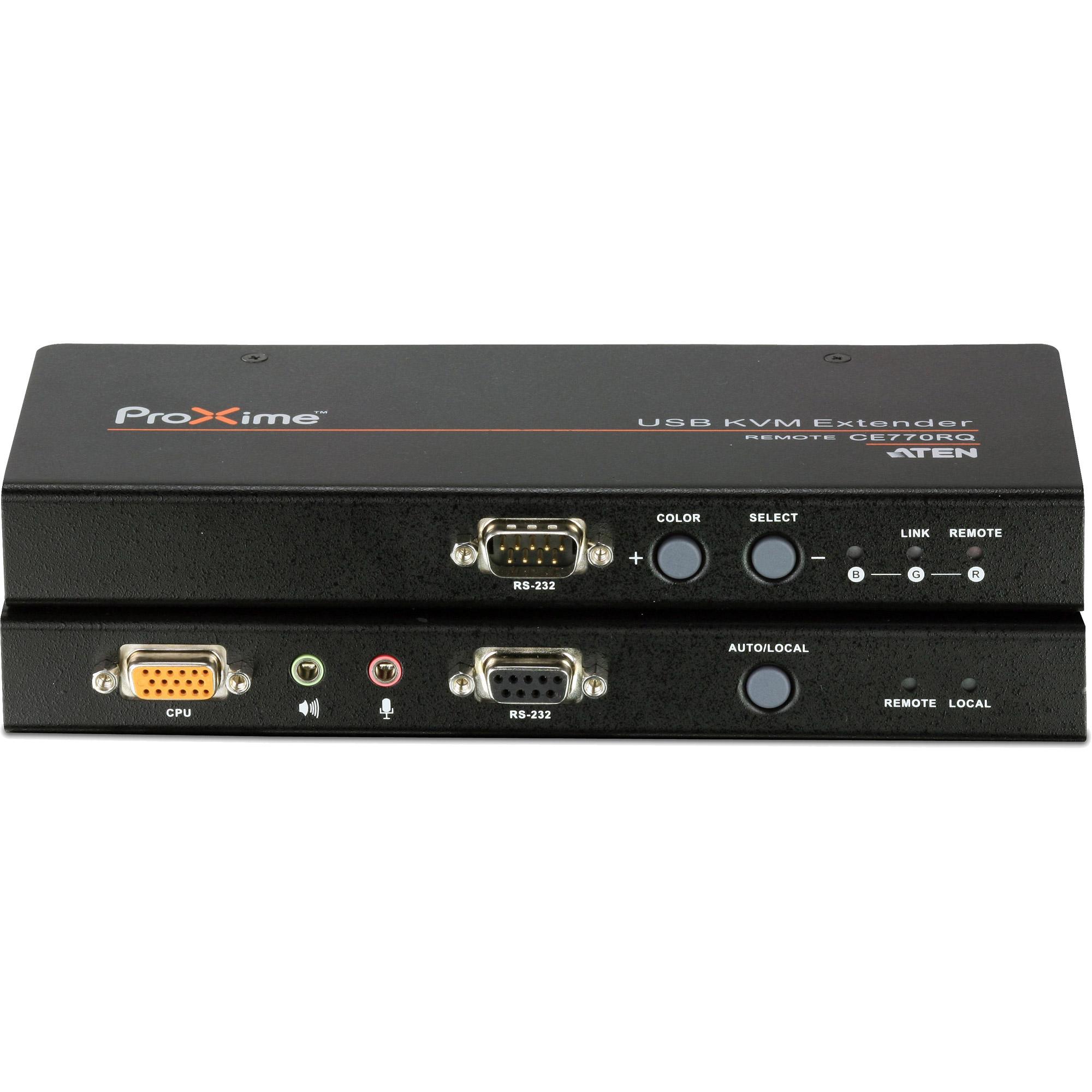ATEN Extender KVM USB VGA/Audio Cat 5 con funzione Deskew (1280 x 1024 a 300 m) [CE770]