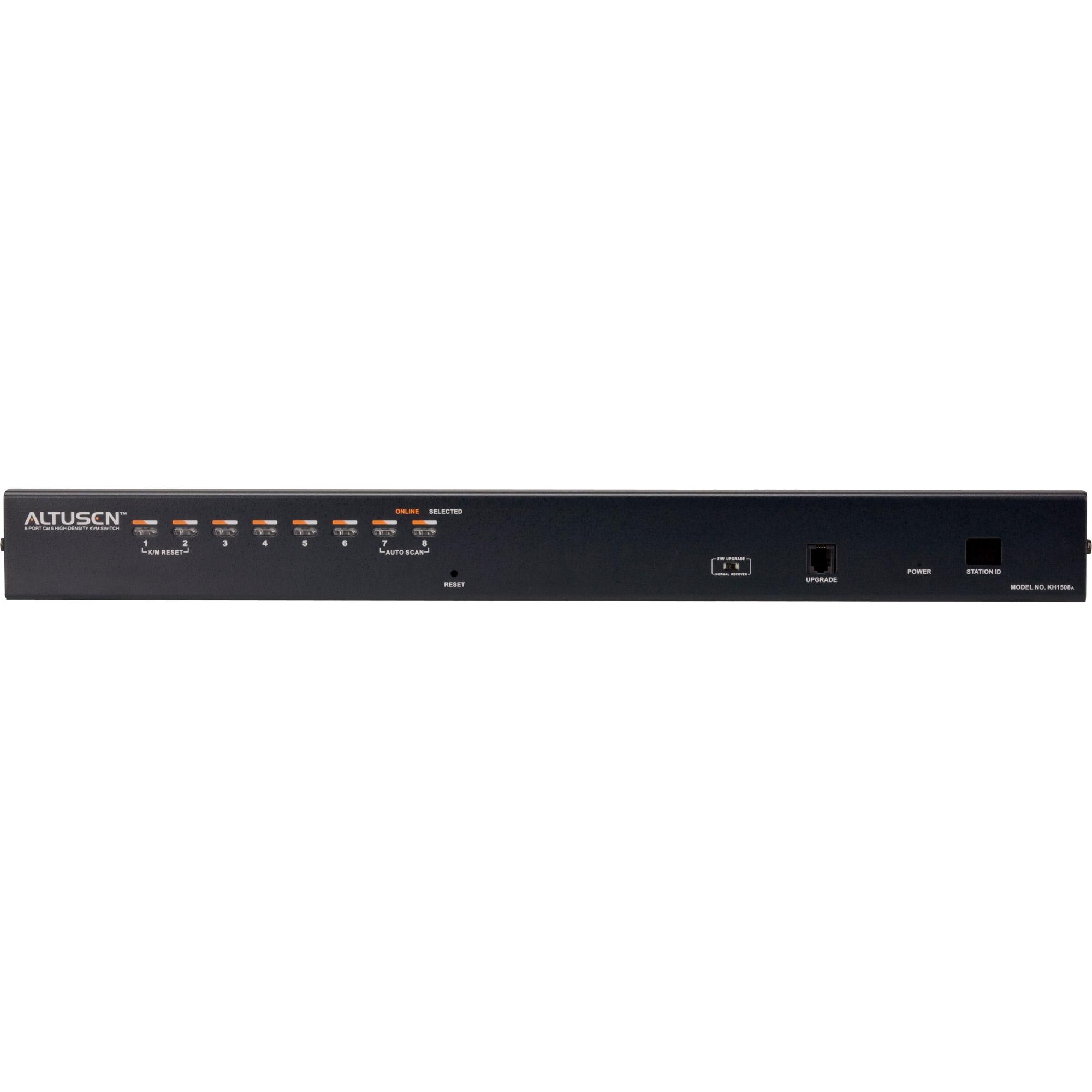 ATEN 8 port RJ45 KVM Support PS/2, USB, SUN USB Server, Daisy Chain, Console USB+PS/2 , Adapter ID