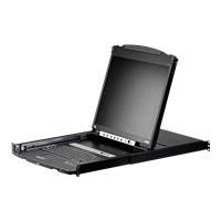 Aten slidauveaw cl5816n - console kvm con kvm -switch - 16 connessioni - PS/2, USB - 48,3 cm (19 ") - rack - costruito -in - 12