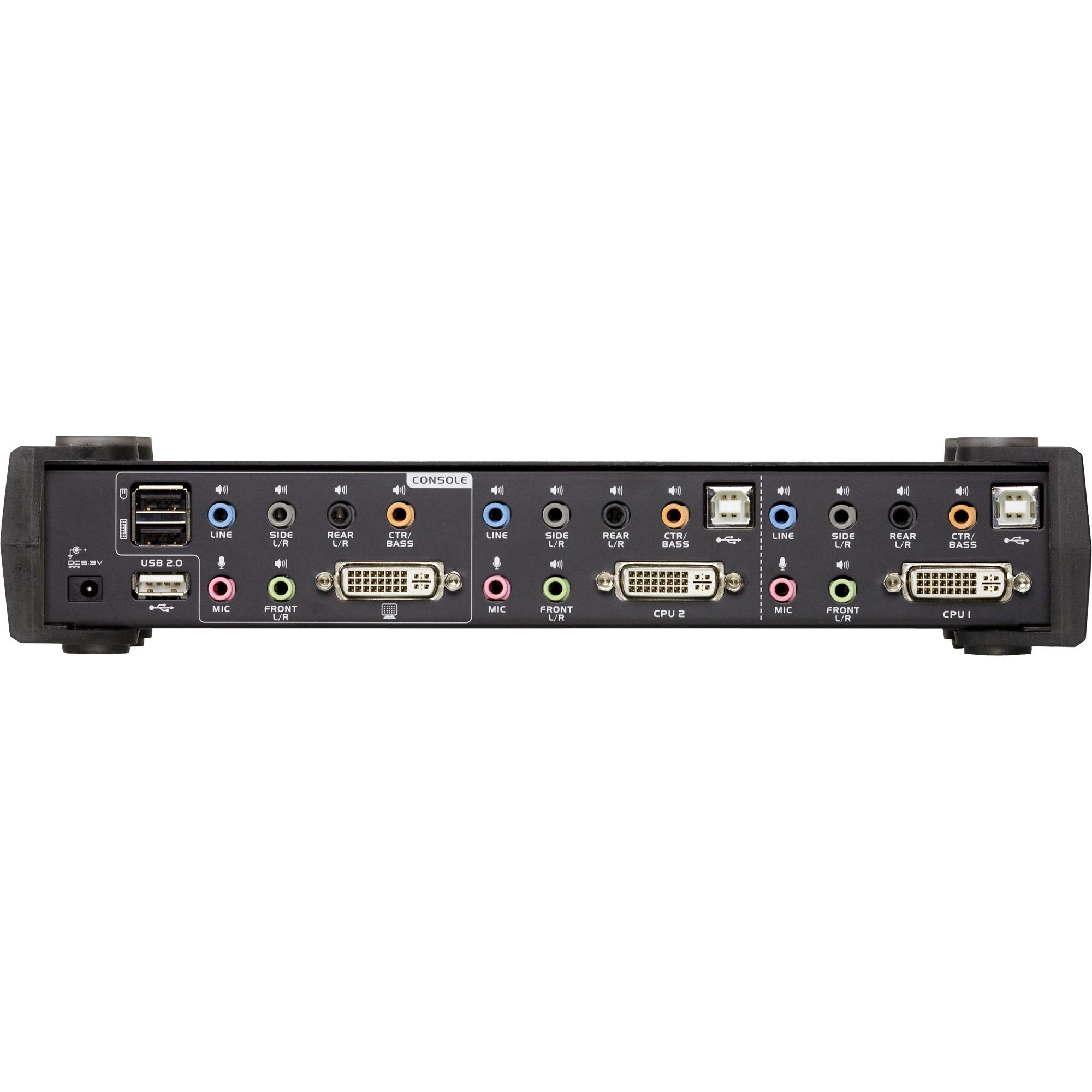 Typ Kabel-Switch Ports 2 Monitor DVI-I (Dual-Link) Tastatur/Maus USB Audio Lautsprecher Mikrofon LAN N/A Auflsung 2560x16