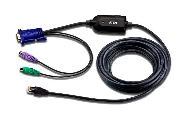 ATEN PS2 CPU Module ,4.5M fixed CAT5 Cable, for KH2508A/KH2516A