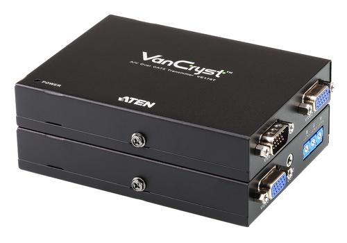 ATEN RJ45 Video Extender + mono Audio for the VS1204/08, Local Unit + Deskew Remote Unit Up To 300