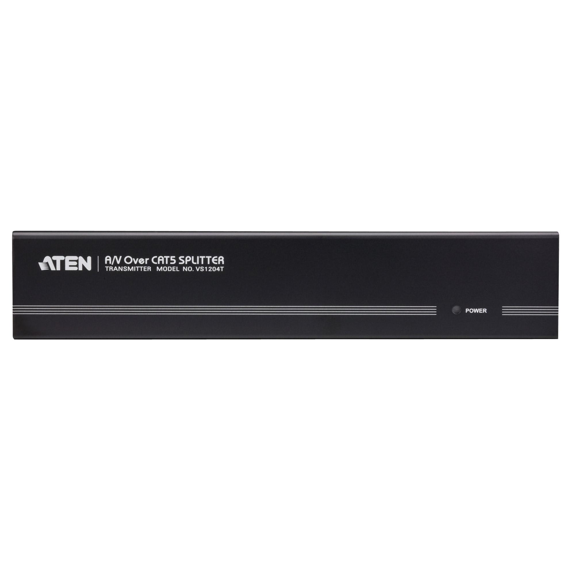 ATEN 4 Port RJ45 Audio / Video Splitter, 1600 x 1200 at 150M, 1280 x 1024 at 300M