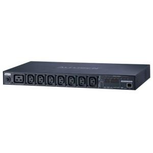 Aten 8-Port Intelligent 1U ECO Power Distribution Unit (PDU), Metered (7 x C13, 1 x C19)