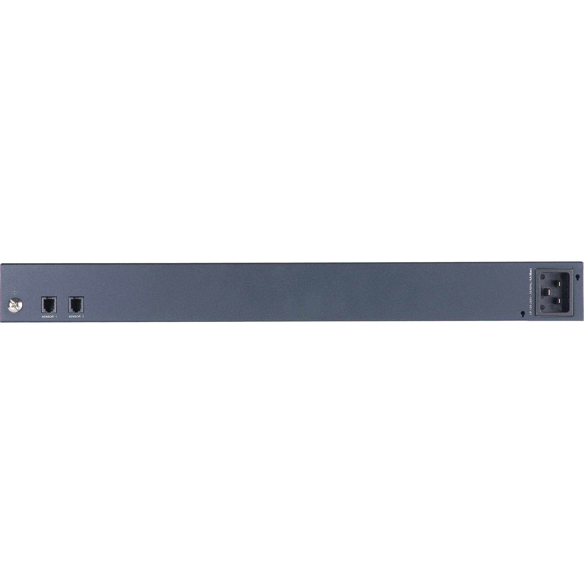 Aten 8-Port Intelligent 1U ECO Power Distribution Unit (PDU), Metered by Outlet (7 x C13, 1 x C19)