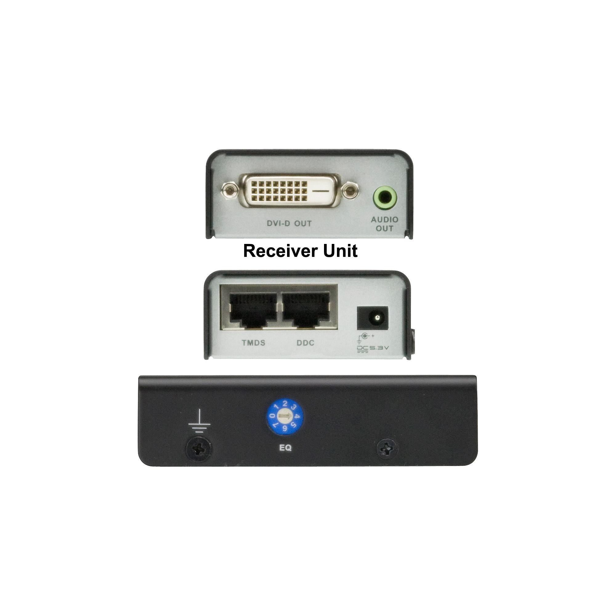 ATEN Extender DVI/Audio (1920 x 1200 a 40 m)
