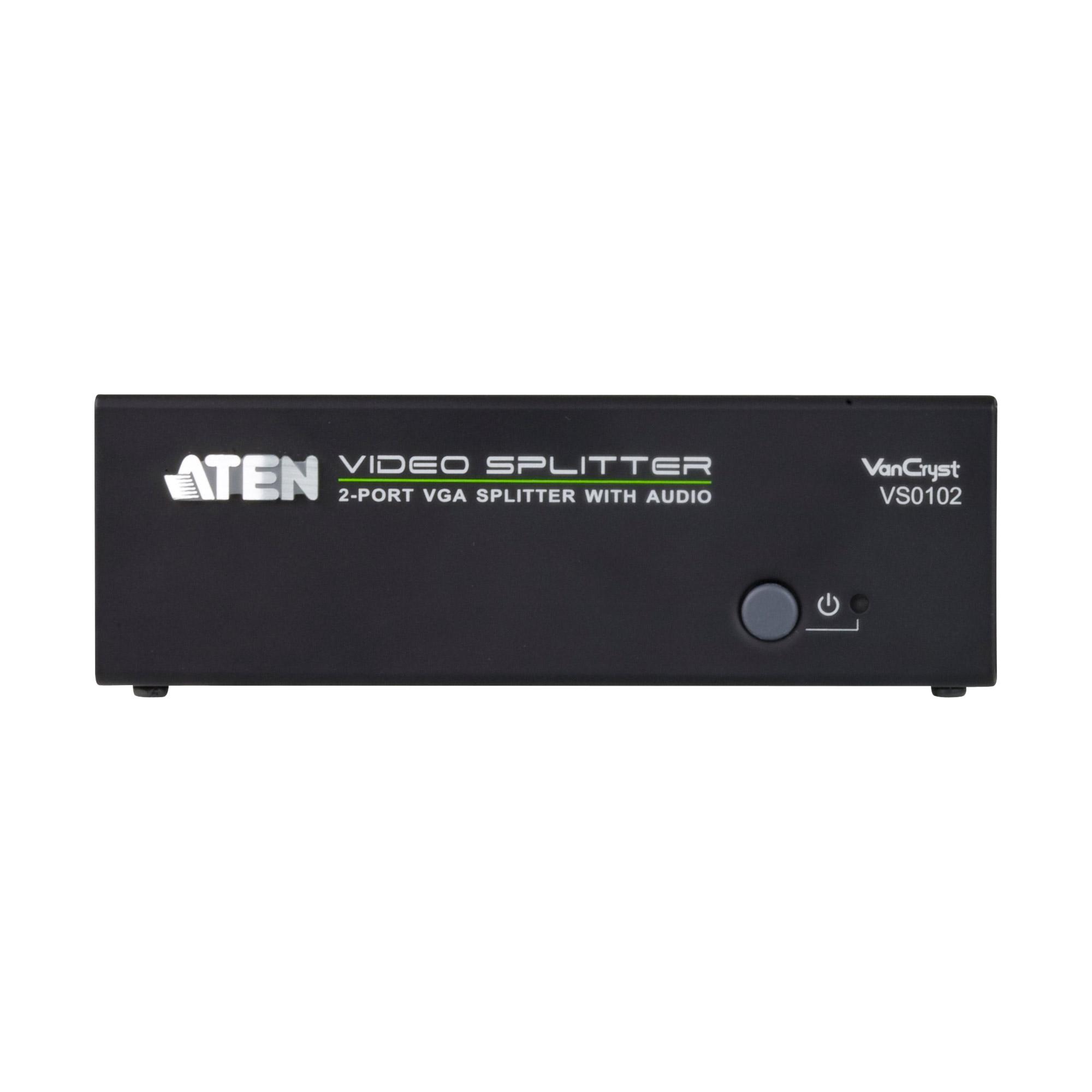 Aten 2-port VGA Splitter with Audio & RS-232